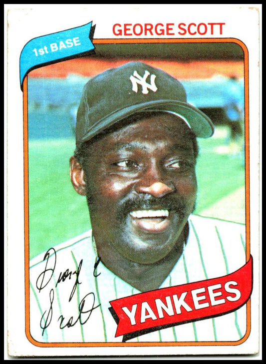 1980 Topps #414 George Scott New York Yankees