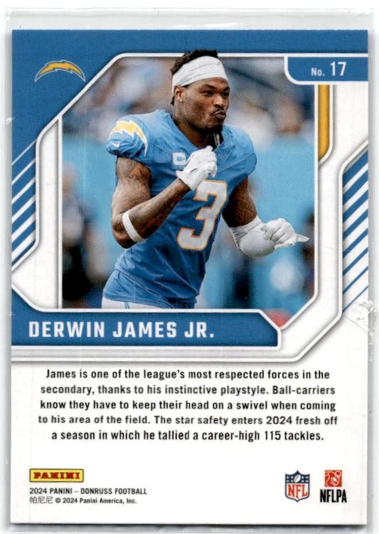 2024 Donruss The Elite Series #17 Derwin James Jr. Los Angeles Chargers