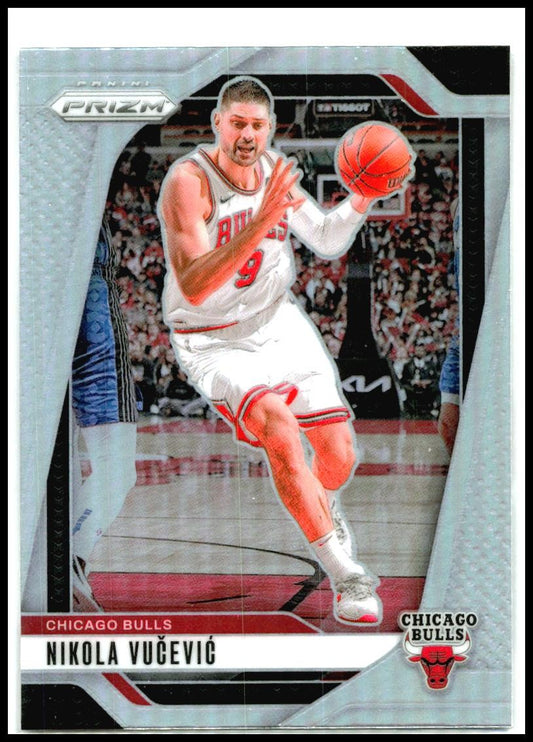 2024-25 Panini Prizm Prizms Silver #216 Nikola Vucevic Chicago Bulls