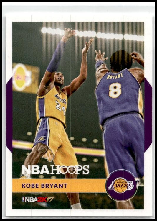 2016-17 Hoops Kobe 2K17 #6 Kobe Bryant Los Angeles Lakers