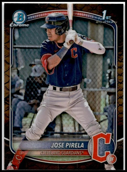 2025 Bowman Reptilian Refractor #BCP-111 Jose Pirela Guardians