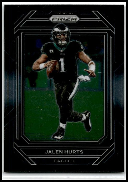 2022 Panini Chronicles Prizm Black #PB-1 Jalen Hurts Philadelphia Eagles