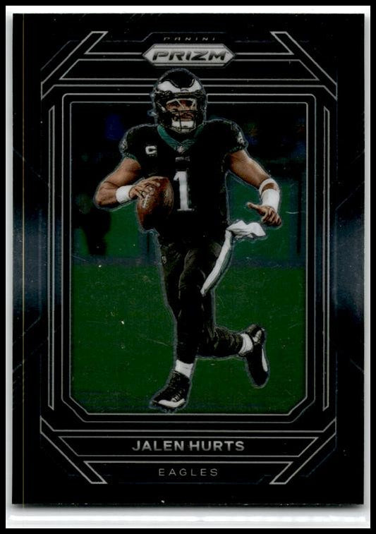 2022 Panini Chronicles Prizm Black #PB-1 Jalen Hurts Philadelphia Eagles