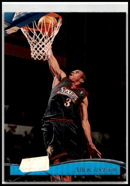 1997-98 Stadium Club #126 Allen Iverson Philadelphia 76ers