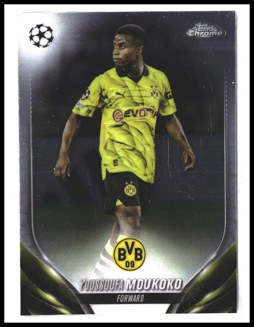 Youssoufa Moukoko #157 2023-24 Topps UEFA Club Competitions