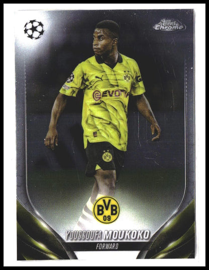 Youssoufa Moukoko #157 2023-24 Topps UEFA Club Competitions