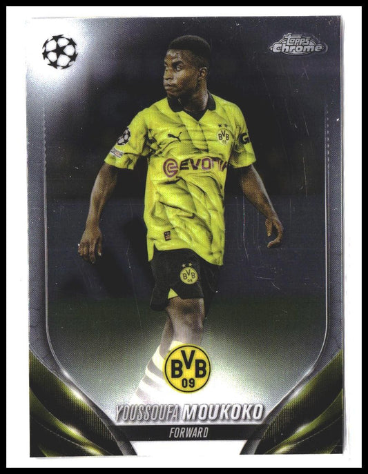 Youssoufa Moukoko #157 2023-24 Topps UEFA Club Competitions