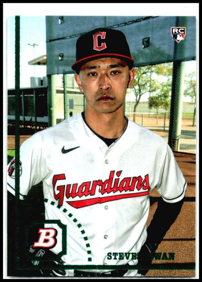 2022 bowman heritage Variation Photo Image #33 steve kwan