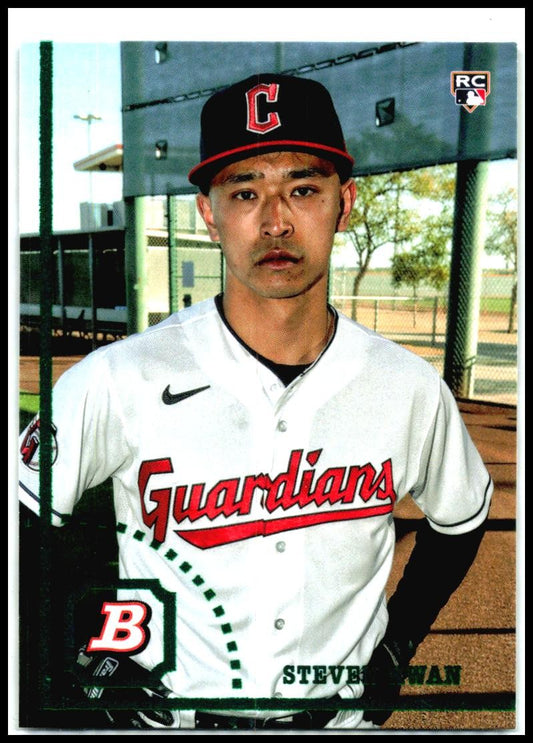 2022 bowman heritage Variation Photo Image #33 steve kwan