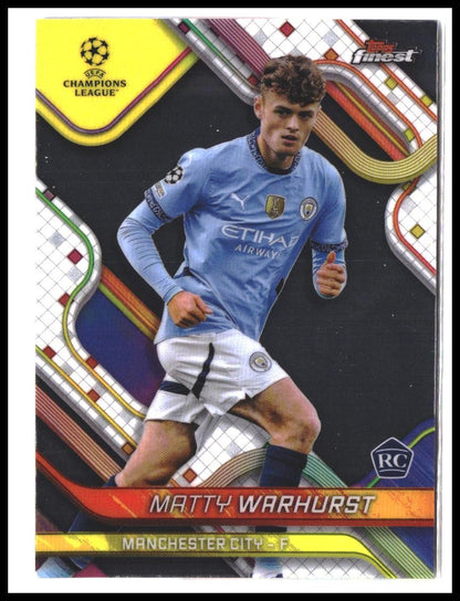 Matty Warhurst #31 2024-25 Finest UEFA Club Competitions Rookie RC