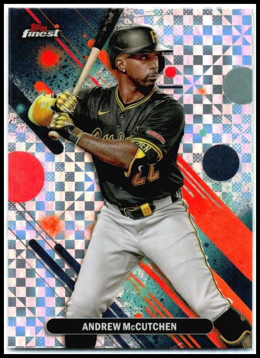 2025 Topps Finest Checkerboard #23 Andrew McCutchen