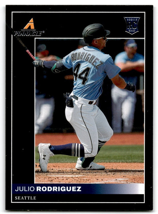 2022 Panini Chronicles  Pinnacle Julio Rodriguez Rookie Seattle Mariners #12
