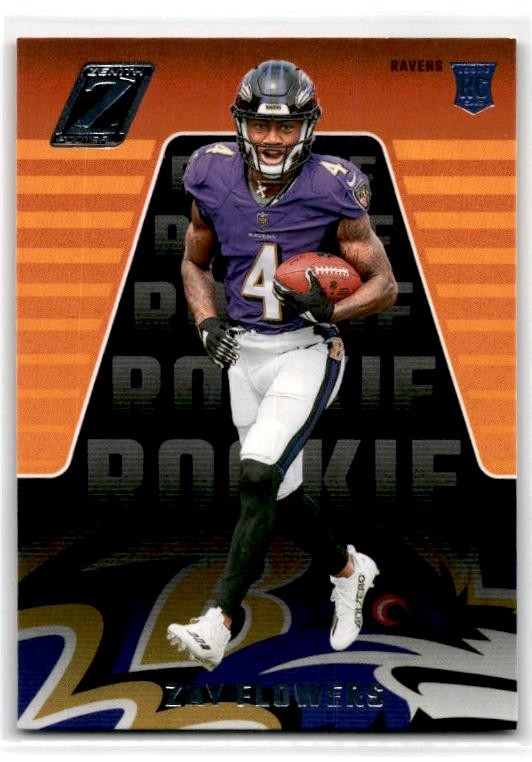 2023 Panini Zenith #200 Zay Flowers Rookie Baltimore Ravens