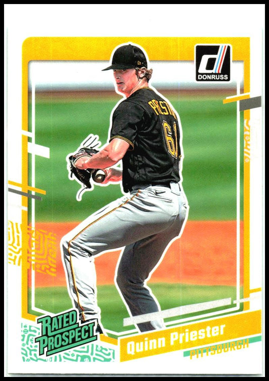 2023 Donruss #39 Quinn Priester Pittsburgh Pirates