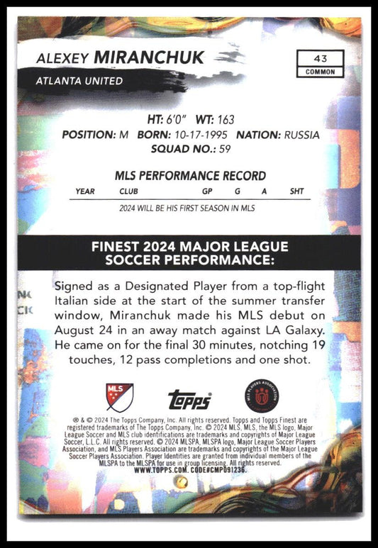 2024 Finest MLS #43 Alexey Miranchuk