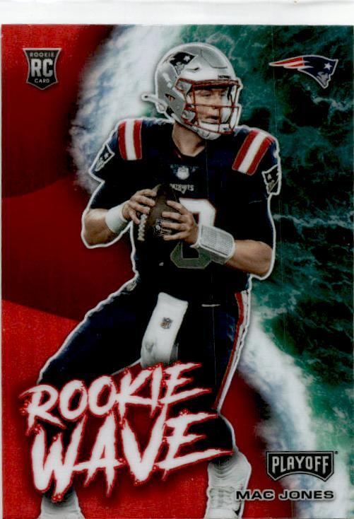 2021 Panini Playoff Rookie Wave Red #RW-MJO Mac Jones New England Patriots