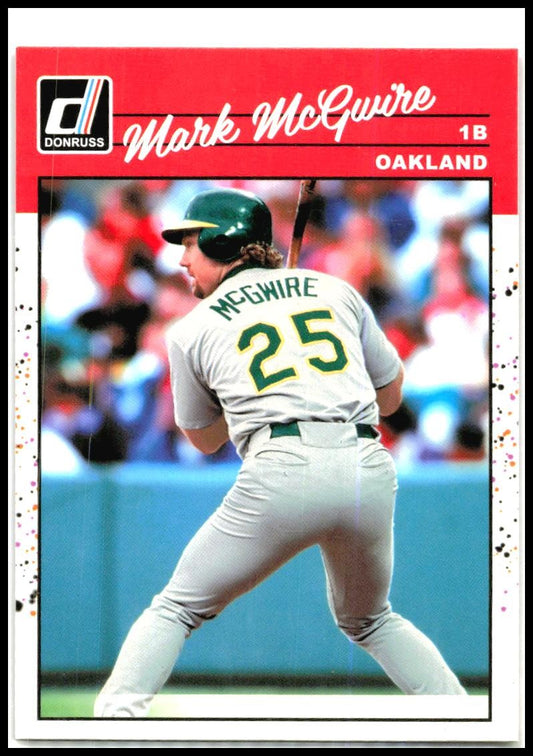 2023 Donruss America #264 Mark McGwire #/50 Oakland Athletics