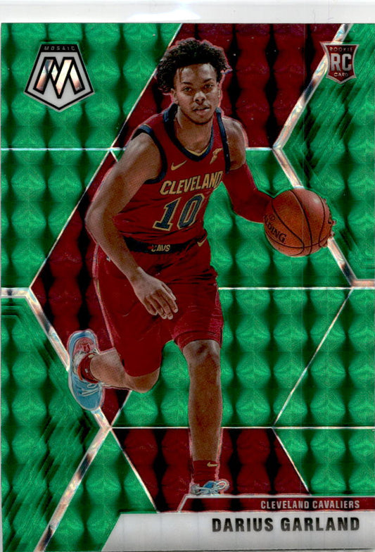 2019 Panini Mosaic Green Mosaic #249 Darius Garland Cleveland Cavaliers