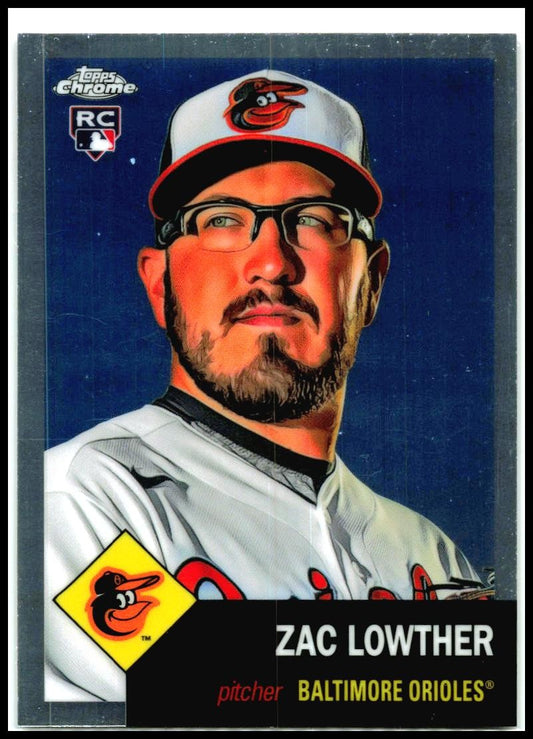 2022 Topps Chrome Platinum Anniversary #271 Zac Lowther Rookie Baltimore Orioles