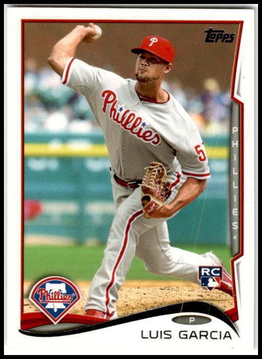 2014 Topps #451 Luis Garcia Rookie Philadelphia Phillies