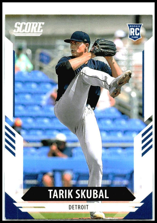 2021 Panini Chronicles Score #20 Tarik Skubal Rookie Detroit Tigers