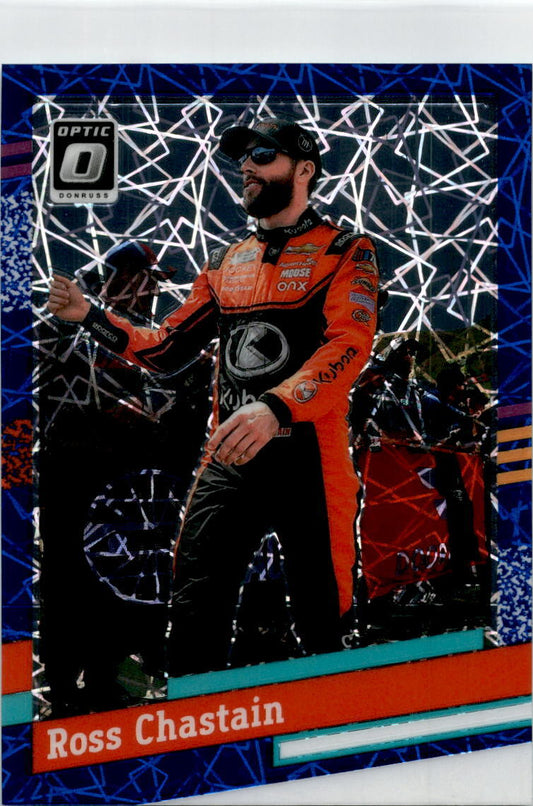 2024 Donruss Optic Racing Blue Velocity #143 Ross Chastain