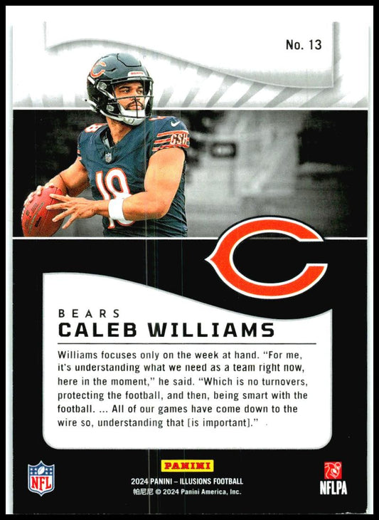 2024 Panini Illusions Retail #13 Caleb Williams Chicago Bears