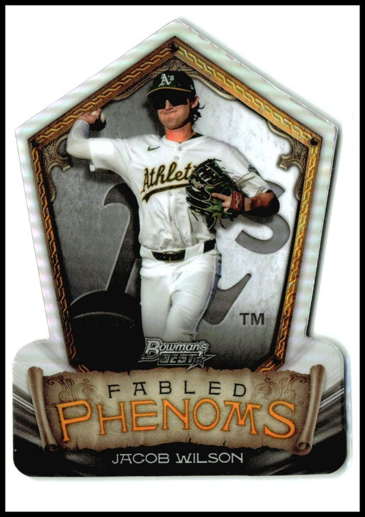 2024 Bowman's Best #FP-4 Jacob Wilson Oakland Athletics