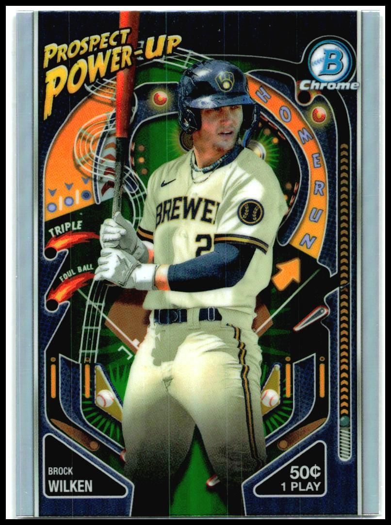 2024 Bowman Prospect Power-Up #PP-7 Brock Wilken Milwaukee Brewers