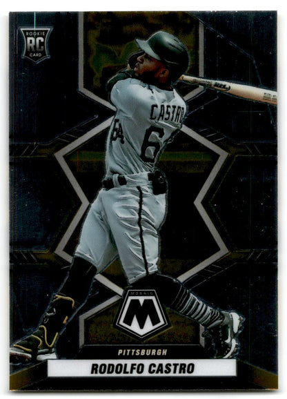 2022 Panini Mosaic Rodolfo Castro Rookie Pittsburgh Pirates #258