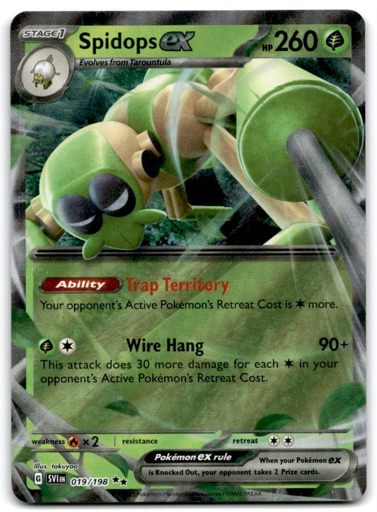 2023 Scarlet & Violet Spidops ex Stage 1/Double Rare #19