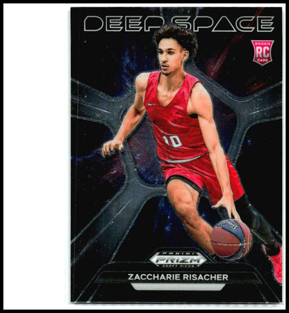 2024 Panini Prizm Draft Picks Deep Space #12 Zaccharie Risacher