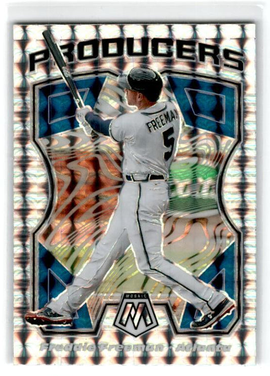 2021 Panini Mosaic  Producers Mosaic #P1 Freddie Freeman
