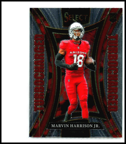 2024 Panini Select Turbocharged #2 Marvin Harrison Jr. Arizona Cardinals