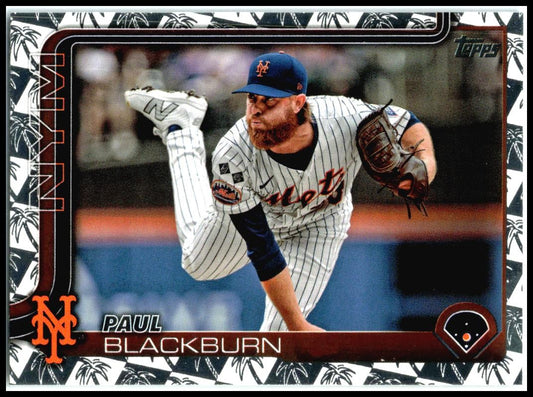 2025 Topps Spring Training #329 Paul Blackburn New York Mets