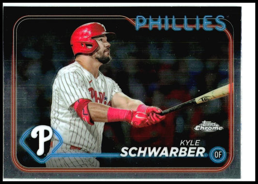 2024 Topps Chrome #71 Kyle Schwarber Philadelphia Phillies