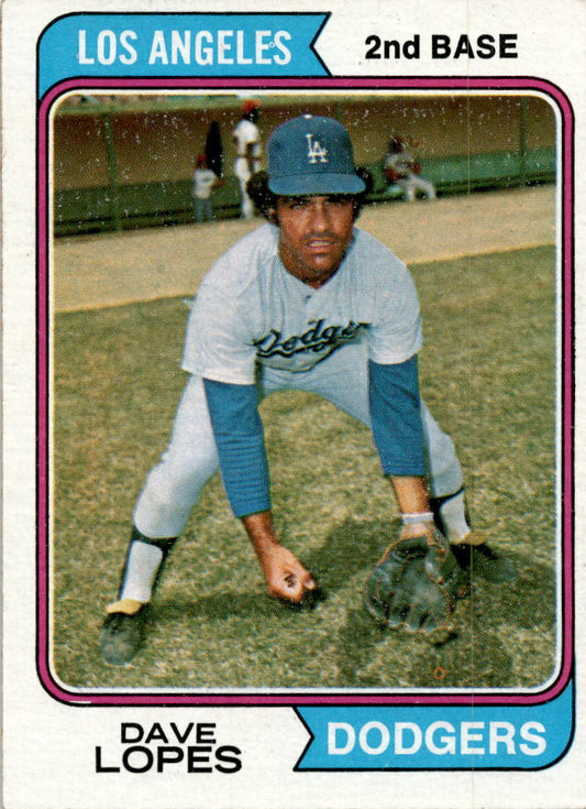 1974 Topps #112 Dave Lopes Los Angeles Dodgers