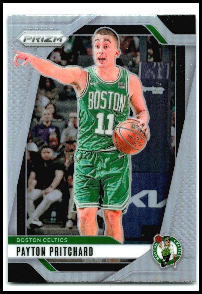 2024-25 Panini Prizm Prizms Green #46 Payton Pritchard Boston Celtics