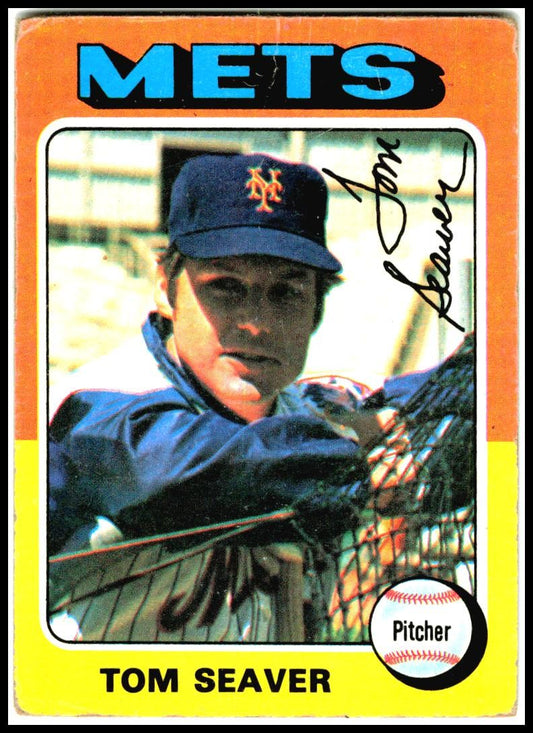 1975 Topps #370 Tom Seaver New York Mets