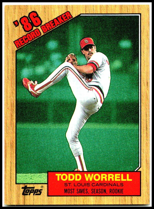 1987 Topps #7 Todd Worrell St. Louis Cardinals