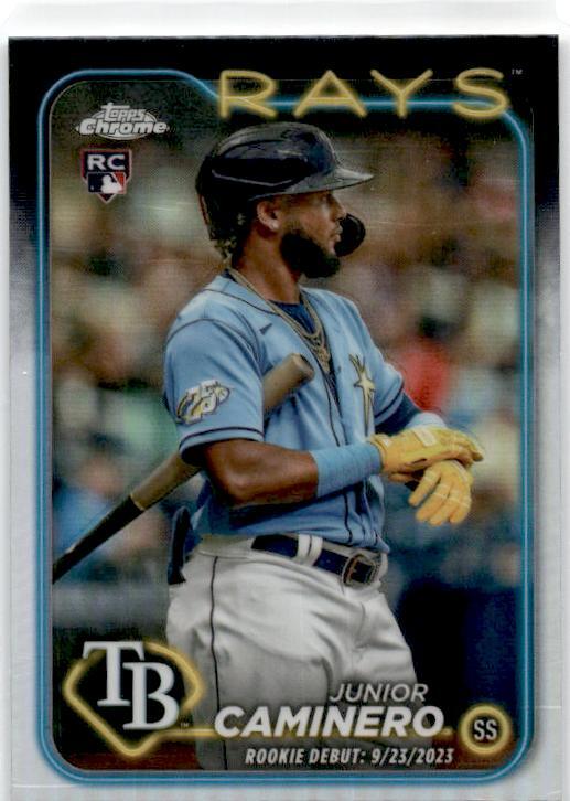 2024 Topps Chrome Update Rainbow Foil #USC193 Junior Caminero Tampa Bay Rays