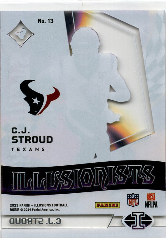 2023 Panini Illusions Illusionists #13 C.J. Stroud Houston Texans