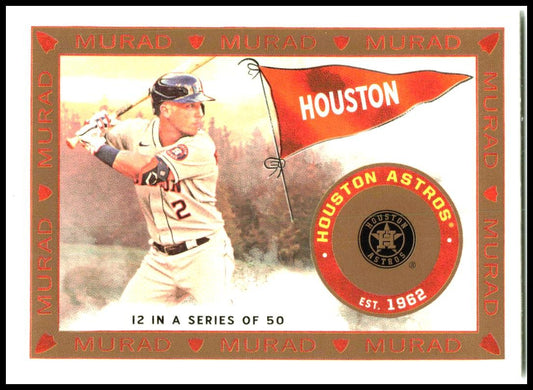 2021 Topps Allen & Ginter T51 MURAD Reimagined #MR-12 Alex Bregman Astros