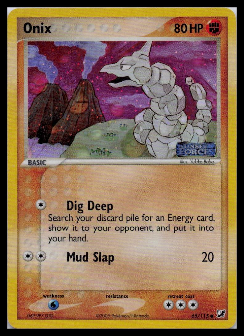 Unseen Forces #65/115 Onix Stamped