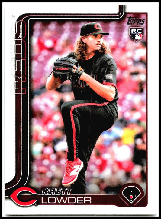 2025 Topps #205 Rhett Lowder Rookie Cincinnati Reds
