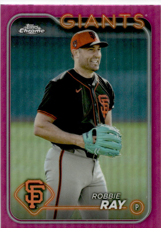 2024 Topps Chrome Pink Refractor #106 Robbie Ray San Francisco Giants