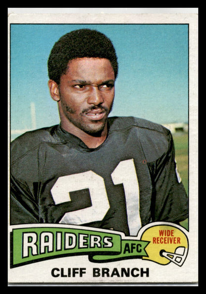 1975 Topps #524 Cliff Branch Oakland Raiders