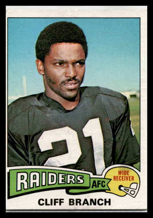 1975 Topps #524 Cliff Branch Oakland Raiders