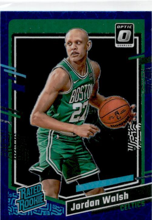 2023-24 Donruss Optic Blue Velocity #227 Jordan Walsh Rookie Boston Celtics