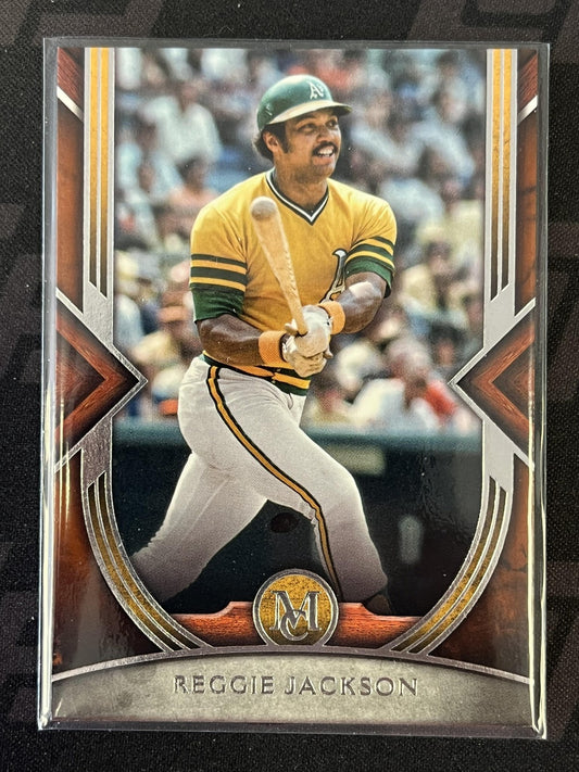 2022 Topps Museum Collection #2 Reggie Jackson Oakland Athletics